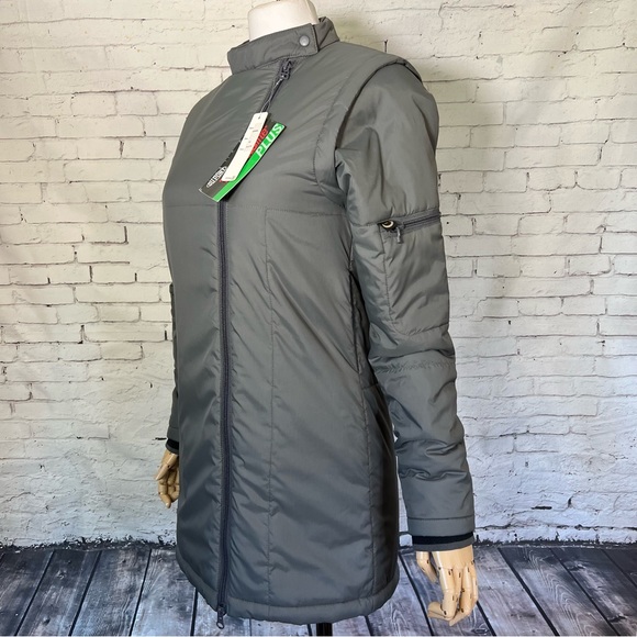 🎉HP🎉 NEW NWT NOS Vintage Stussy Thermolite Jacket Long Parka Full Zip SIZE XS - Picture 5 of 16